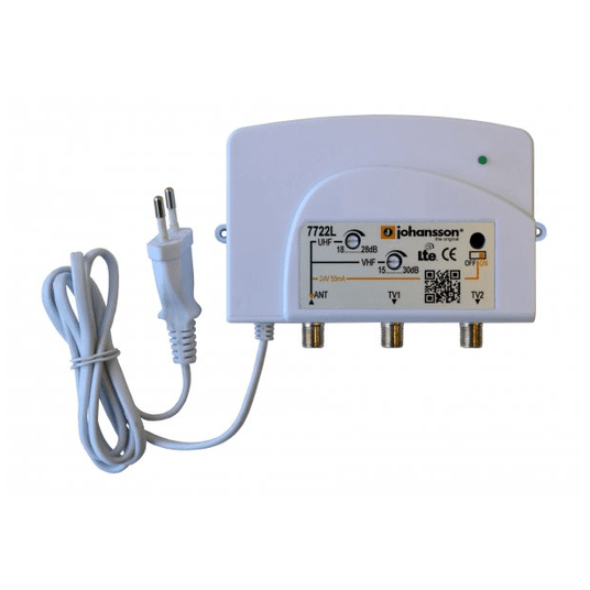 Amplifier Johansson 7722L2 for DVB-T VHF-UHF -zdjęcie numer 1