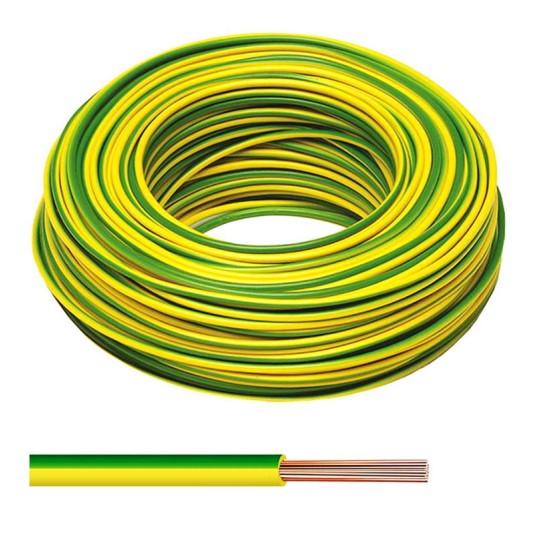 Kabel H07V-K 1x16 mm2 ( żółto-zielony ) Top Cable -zdjęcie numer 2