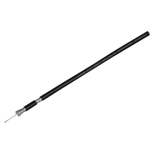 Kabel RG6 TriShield , karton 250m , czarny PE -zdjęcie numer 2
