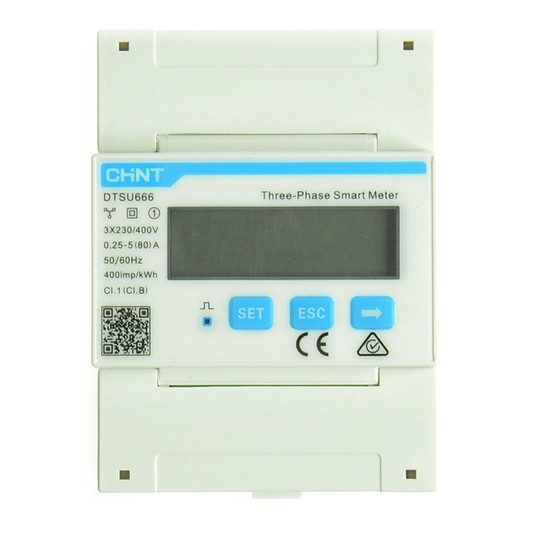 Licznik energii Chint DTSU666 3*230/400V 5(80)A 4P -zdjęcie numer 3