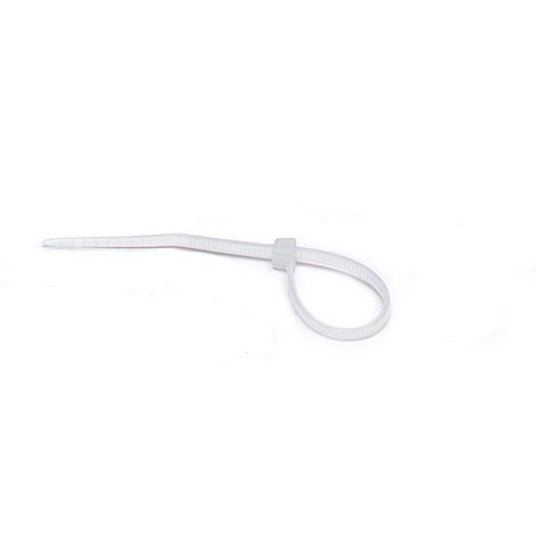 Opaska kablowa 200 x 2,5 mm biała -zdjęcie numer 1