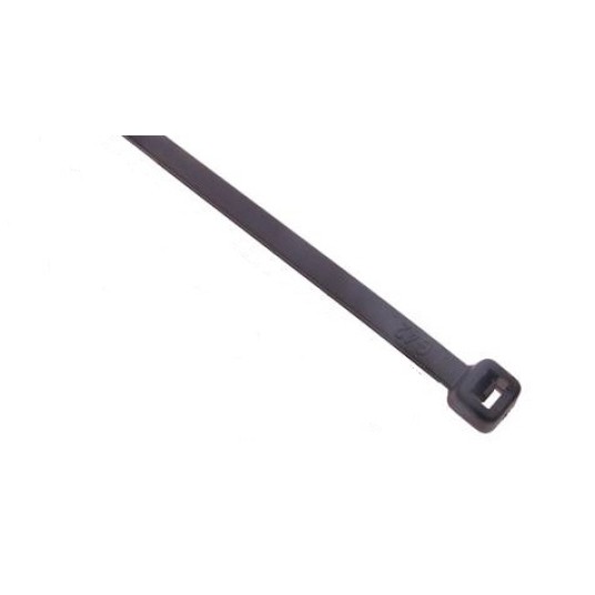 Opaska kablowa 250 x 3,6 mm czarna -zdjęcie numer 1