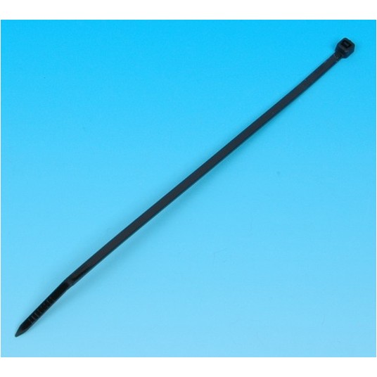 Opaska kablowa 300 x 3,6 mm czarna -zdjęcie numer 2