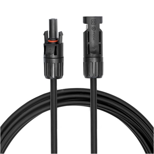 Przedłużacz kabel solarny czarny - 1m -zdjęcie numer 2