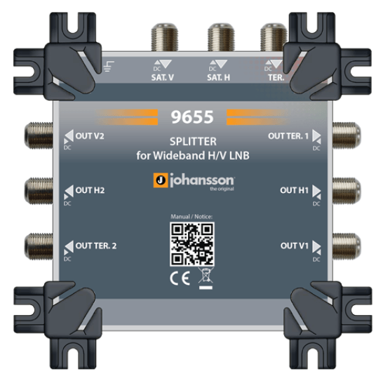Rozgałęźnik for Wideband x 2 , 9655 Johansson -zdjęcie numer 1