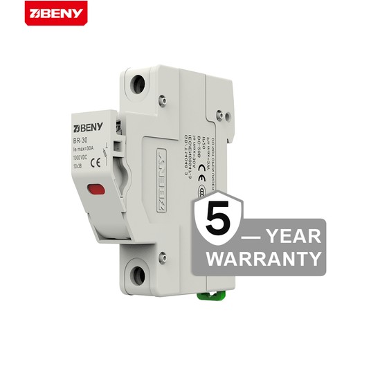 Rozłącznik bezpiecznikowy 10x38 1P DC Beny 30A -zdjęcie numer 5
