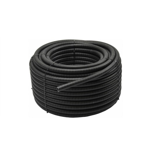 Rura karbowana 25/20 czarna UV pilot, rolka 25 mb. -zdjęcie numer 1