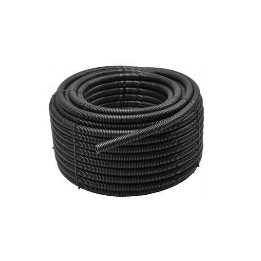 Rura karbowana 32/25 czarna UV pilot, rolka 25 mb. -zdjęcie numer 1