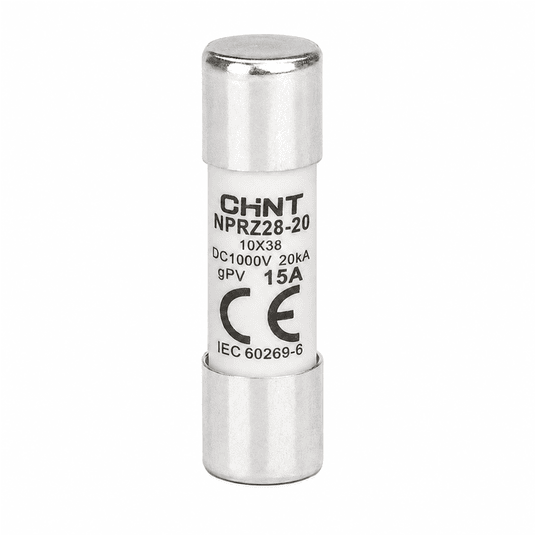 Wkładka topikowa gPV 10x38 15A 1000V DC Chint -zdjęcie numer 1