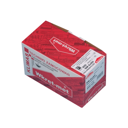 Wkręt 6 X 80 + kołek SMK-06080 (100 szt.) -zdjęcie numer 2