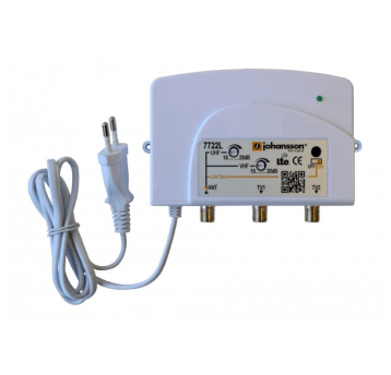 Amplifier Johansson 7722L2 for DVB-T VHF-UHF