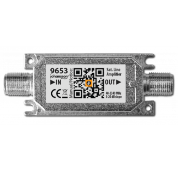Amplifier Johansson 9653, for Wideband 5-20 dB