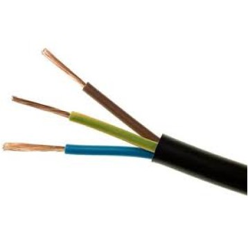 Kabel OWY 3 x 2,5 mm2 , czarny. RV-K 3G2,5 0,6/1KV