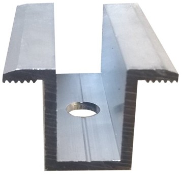 Klema środkowa 24 mm srebrna U-24 , L80 mm