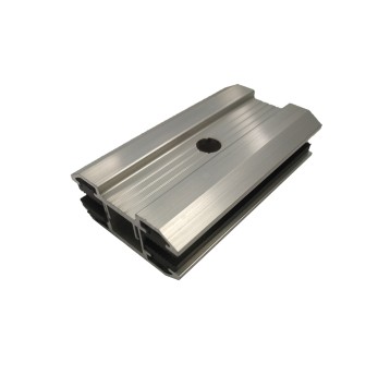 Klema środkowa - panel bez ramki srebrna