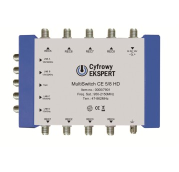 Multiswitch 5/8 HD CE Cyfrowy Ekspert