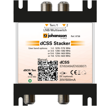 Multiswitch Unicable 2/1 , 9738 Johansson