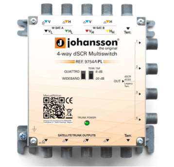 Multiswitch Unicable II 5/4 , 9754APL Johansson