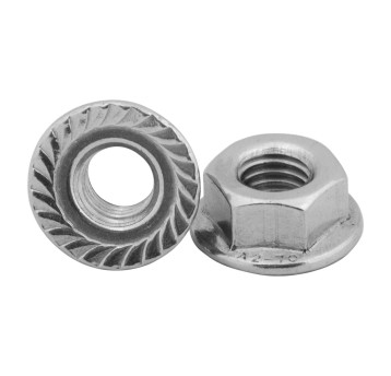 Nakrętka M12, kołnierzowa, DIN6923, nierdzewna, A2