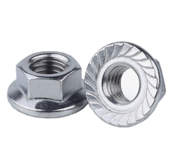Nakrętka M8, kołnierzowa, DIN6923, nierdzewna, A2