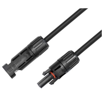 Przedłużacz kabel solarny czarny - 3m