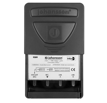 Przełącznik Diseqc 2/1 + T /12V Johansson 9209