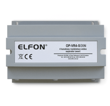 Rozdzielacz Video OP-VR4-S DIN system Optima Video