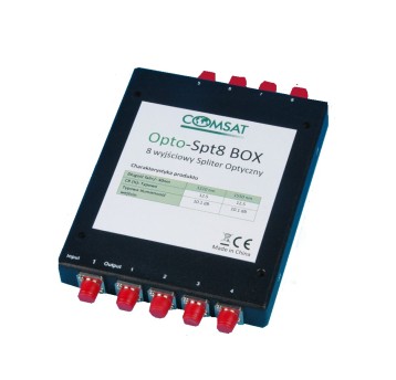 Rozgałęźnik / Splitter optyczny 1x8 system FC-PC