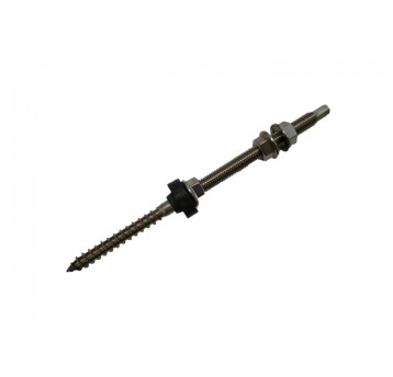 Śruba - dwugwint M10x250, DIN 6923, A2 EPDM+NAKR