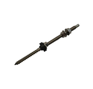 Śruba - dwugwint M12x300, DIN 6923, A2 EPDM+NAKR