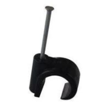 Uchwyt kabla 6 mm - czarny