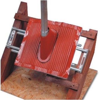 Uchwyt masztu do krokwi , cegla , Art.nr. 05.002