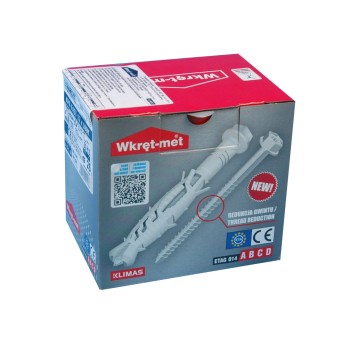 Wkręt 8 X 120 + koszulka op.25 szt.KPR-FAST-12120K